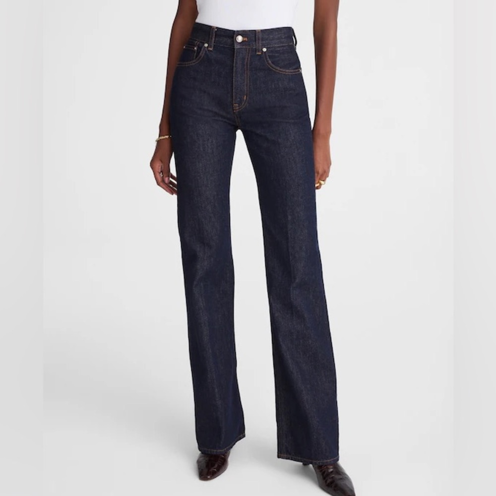 Madewell Dark Indigo Flare Jeans